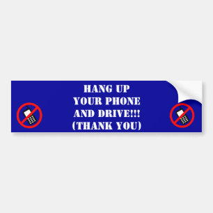 Ophangen en rijden! bumpersticker