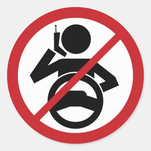 Ophangen en station ronde sticker (Voorkant)