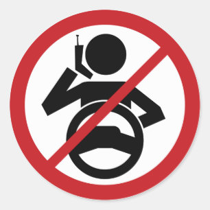 Ophangen en station ronde sticker