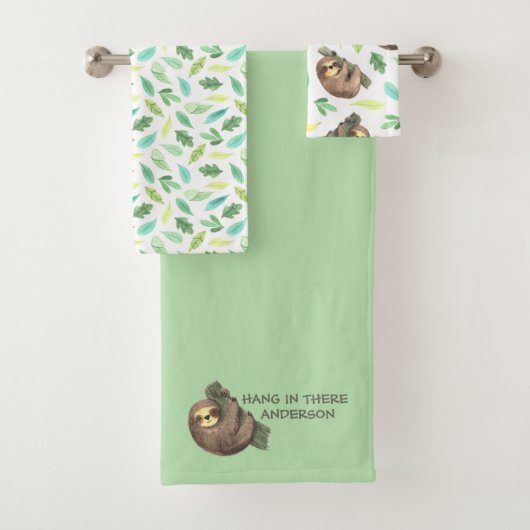 Ophangen in de set met handdoeken (Insitu)