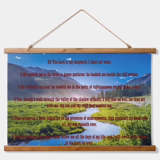 ophanging hangend wandkleed (Voorkant)