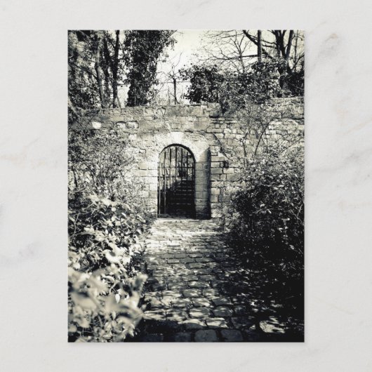 Ophef in de muur briefkaart (Voorkant)