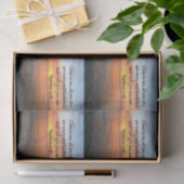 OPHEFFEND MATTHEÜS 11:28 SCHRIFT VERSE ZONSOPGANG TISSUEPAPIER (Geschenk)