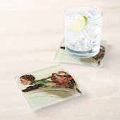 Opheldering Glazen Onderzetter (Schuin)