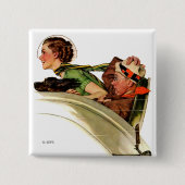 Opheldering Vierkante Button 5,1 Cm (Voorkant)