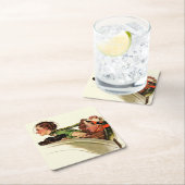 Opheldering Vierkante Kartonnen Onderzetter (Insitu)