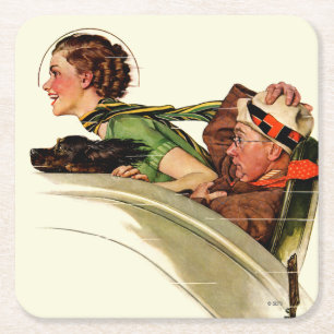 Opheldering Vierkante Kartonnen Onderzetter