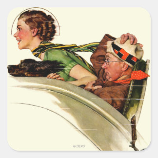 Opheldering Vierkante Sticker