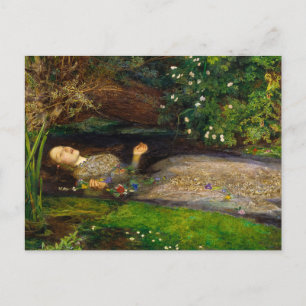 Ophelia, 1851 by John Everett Millais Briefkaart