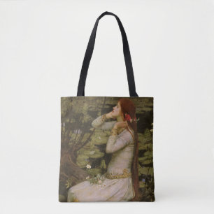 Ophelia bij de vijver door John William Waterhouse Draagtas