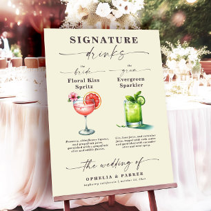 Ophelia Bruid & Bruidegom Signature Dranken Poster