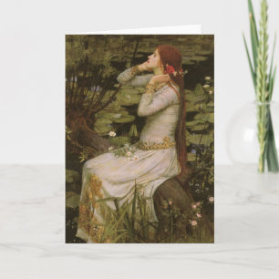Ophelia door de Pond van John William Waterhouse Kaart