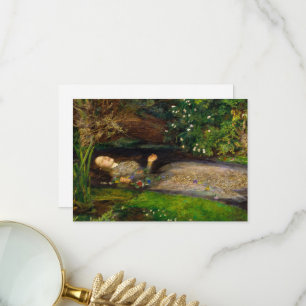 Ophelia door John Everett Millais Bedankkaart