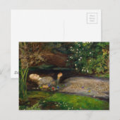 Ophelia door John Everett Millais Briefkaart (Voorkant / Achterkant)