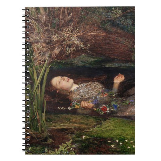 Ophelia door John Everett Millais Notitieboek (Voorkant)