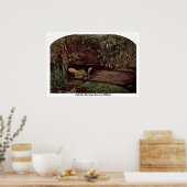 Ophelia door John Everett Millais Poster (Keuken)