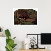 Ophelia door John Everett Millais Poster (Thuiskantoor)