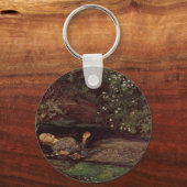 Ophelia door John Everett Millais Sleutelhanger (Voorkant)