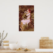 Ophelia door John William Waterhouse Poster (Keuken)