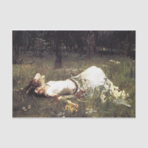 Ophelia door John William Waterhouse Tissuepapier