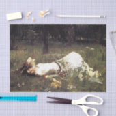 Ophelia door John William Waterhouse Tissuepapier (Craft)