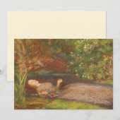 Ophelia door Millais,  Victoriaans Kunst (Voorkant / Achterkant)