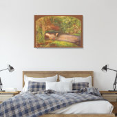 Ophelia door Millais,  Victoriaans Kunst Canvas Afdruk (Insitu (Slaapkamer))