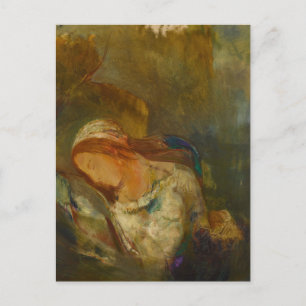 Ophelia door Odilon Redon Briefkaart