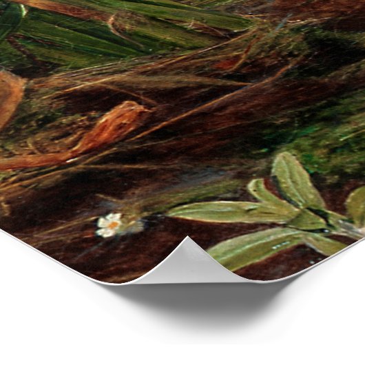 Ophelia door Sir John Everett Millais Poster (Hoek)