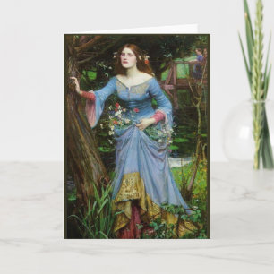Ophelia door Waterhouse Kaart