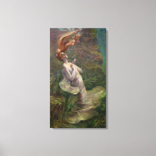 Ophelia Drowning, 1895 Canvas Afdruk