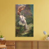 Ophelia Drowning, 1895 Canvas Afdruk (Insitu (Woonkamer))