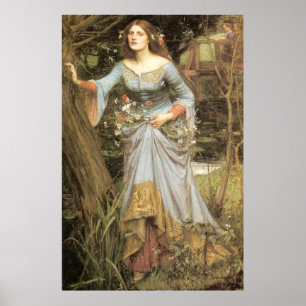 Ophelia - John William Waterhouse Poster