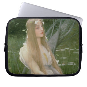 Ophelia (olie op canvas) laptop sleeve