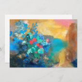 Ophelia onder de bloemen | Odilon Redon (Voorkant / Achterkant)