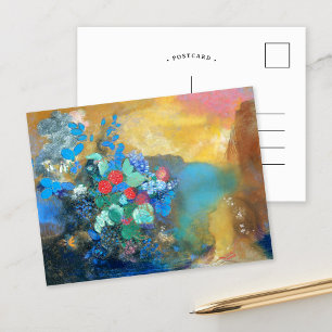 Ophelia onder de bloemen Odilon Redon Briefkaart