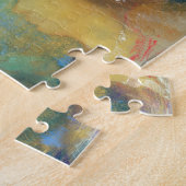 Ophelia onder de bloemen | Odilon Redon Legpuzzel (Zijkant)