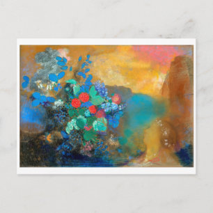 Ophelia onder de Flowers, Redon Briefkaart