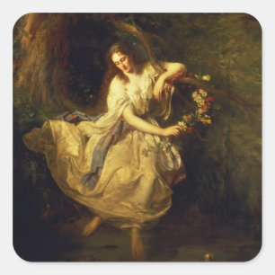 Ophelia Vierkante Sticker