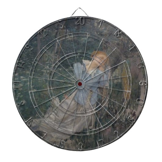 Ophelia (Woningvrouw) (door Jules Bastien-Lepage) Dartbord (Voorkant)