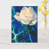 Ophélie - carte vierge (Fleur jaune)