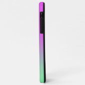 Ophete roze en groene ombre Case-Mate iPhone case (Achterkant/links)