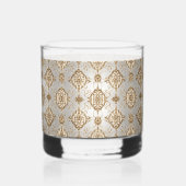 ophisticated pattern whisky glas (Voorkant)