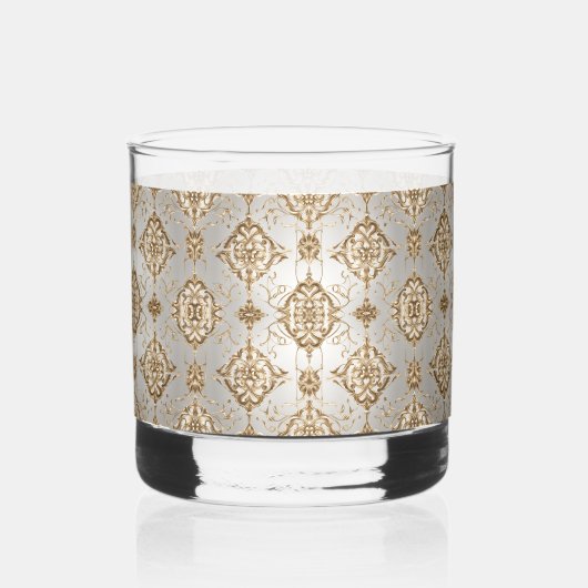 ophisticated pattern whisky glas (Voorkant)