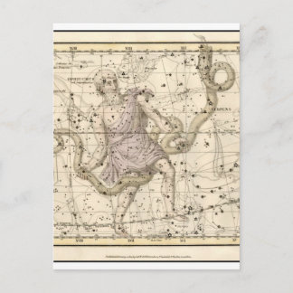 Ophiuchus Constellation Zodiac Briefkaart