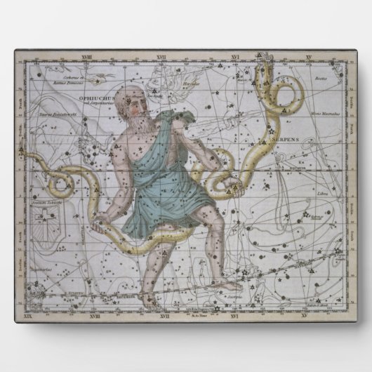 Ophiuchus of Serpentarius uit 'A Celestial Atlas' Fotoplaat (Voorkant)