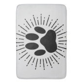 Ophoppen en zonnescherm met stijl badmat (Voorkant Verticaal)