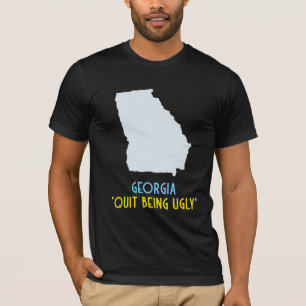 "Ophouden met Ugly" Georgië staat T-shirt