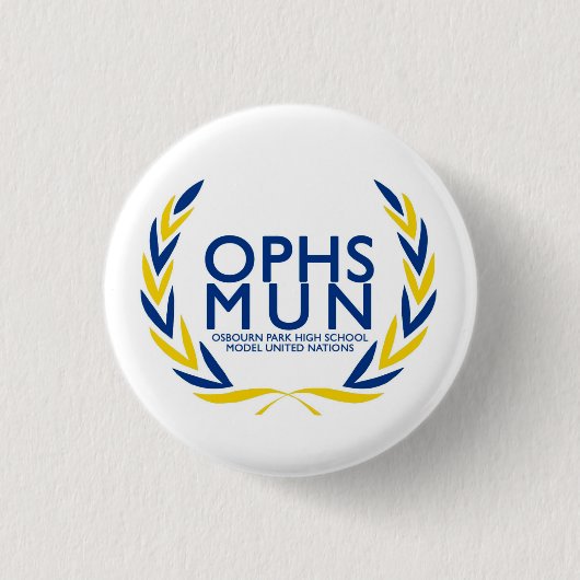 OPHS Model VN-Button Ronde Button 3,2 Cm (Voorkant)