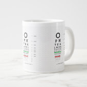 Ophtalmologie Perles d'acuité visuelle Mug (Devant droit)